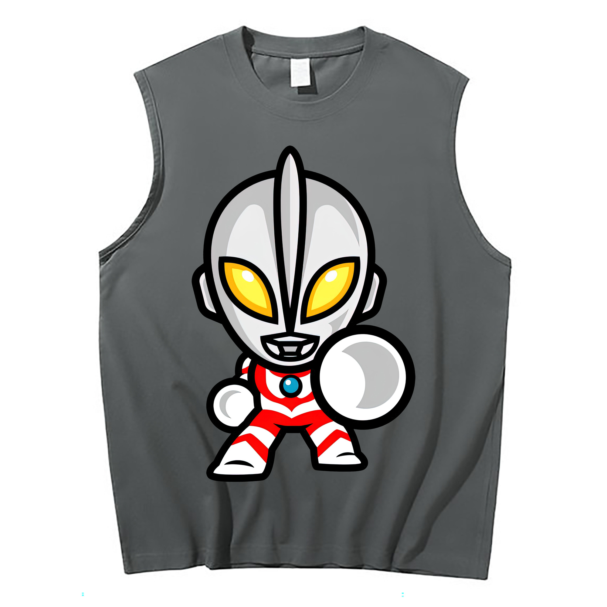 （画像用） ウルトラマン Ultraman コットン100％タンクトップ（フロントプリント）